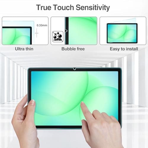 ProCase 2 x Tempered Glass Screen Protector for Samsung Galaxy Tab A11+ (SM-X230) 2025/ A9+ (SM-X210) 2023 11 Inch Anti-Scratch Bubble-Free - Image 5