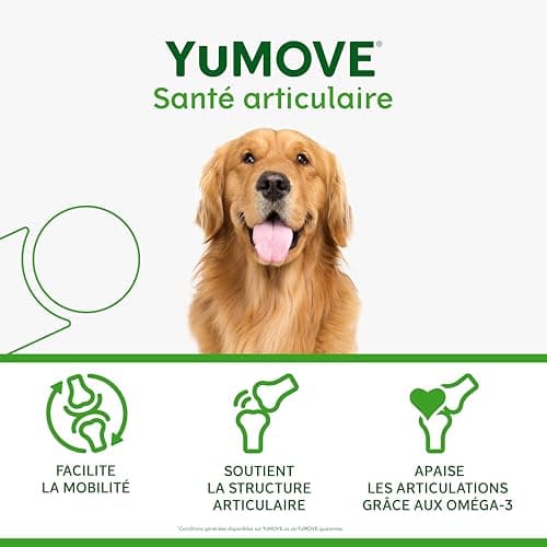 YuMOVE Osteoarthritis Dog Joint Supplement - 60 Tablets Containing ActivEase, Green Mussels, Glucosamine and Chondroitin - Triple Action for Joint Support - Image 6