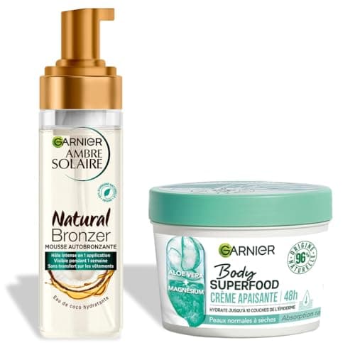 Garnier Skin Active - Lot De 3 Masques Tissu - Hydratation, Éclat & Anti-Fatigue - Glycérine, Menthol, Acide Hyaluronique & Vitamine C - Vegan & Cruelty Free - 2 Masques Visage & Patchs Yeux - Image 3