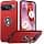 JAME Google Pixel 9 Case / Google Pixel 9 Pro Case, 360 Degree Magnetic Ring Kickstand Military Protection Shockproof Case for Pixel 9 / Pixel 9 Pro Case, Red - Image 2