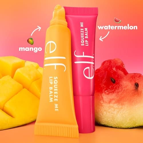 e.l.f. Squeeze Me More Lip Balm Duo Lot de 2 teintes exclusives pour une couleur brillante, formule nourrissante et hydratante, produit végétalien et non testé sur les animaux - Image 4