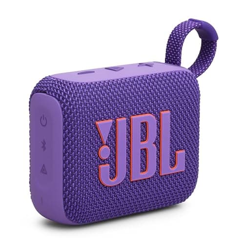 JBL GO 4, Ultra-Portable Bluetooth Speaker, JBL Pro Sound, Powerful Bass, 7 Hours Playtime Boost Function, IP67 Water and Dust Resistant, Purple - Image 2