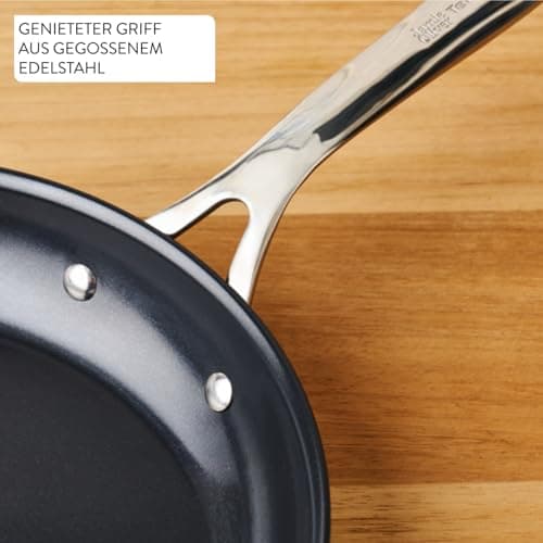 Jamie Oliver by Tefal Direct Cook, Frying Pans 24/28 cm, Ceramic Non-Stick Coating, H880S334 - Image 7