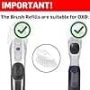 OXO Dish Brush Refills 4 Pack - Soap Dispenser Head Replacement for Scrubbing Brush (White) - Image 3