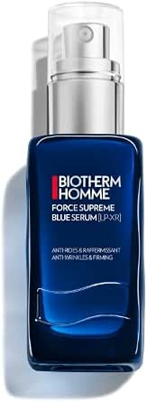 BIOTHERM MEN - Force Supreme Blue Serum - Anti-Aging Face Serum - Pro-Retinol - Anti-Wrinkle - All Skin Types - 60 ml