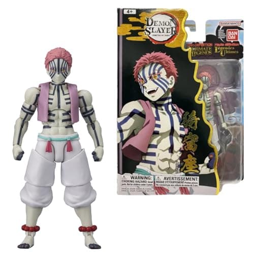 BANDAI - Ultimate Legends HD - Demon Slayer Action Figure 12 cm - Akaza - Officially Licensed Demon Slayer - Akaza Action Figure - Toy for Children 4+ - VE88967 - Image 2