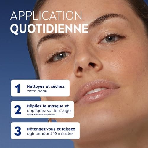 NIVEA Cellular Expert Lift - Masque Tissu Visage Liftant Anti-Age - Hydrate, Raffermit, Nourrit, Lisse & Réduit Rides - Collagène Booster - Acide Hyaluronique & Bakuchiol - Tous Types De Peaux - x 1 - Image 5