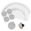 100 Pcs 37mm Aluminum Foil Lids for Espresso Capsules Reusable Capsule Cap Sticker Compatible with Nespresso (Silver) - Image 2