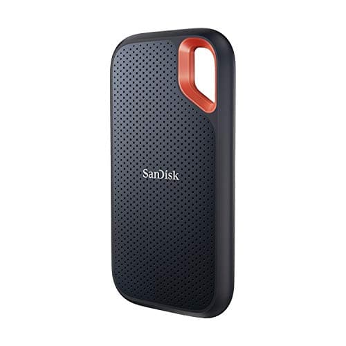 SanDisk Extreme 500GB External Solid State Drive (Portable NVMe SSD, Up to 1050MB/s Reading, 1000MB/s Write, USB-C, IP65 Rated Dust & Water Resistant, Convenient Carabiner) Black - Image 2