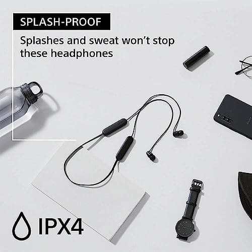 Sony WI C100 Écouteurs Intra-Auriculaires sans Fil Bluetooth avec Microphone intégré Noir Taille S (Reconditionné) - Image 6