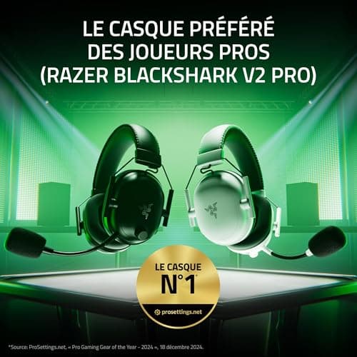 Razer Blackshark V2 Pro (Xbox) - Wireless E-Sports Headset for Xbox S - X & One (50mm Triforce Speakers, HyperSpeed Wireless RF & Bluetooth, HyperClear Detachable Microphone) Black - Image 3