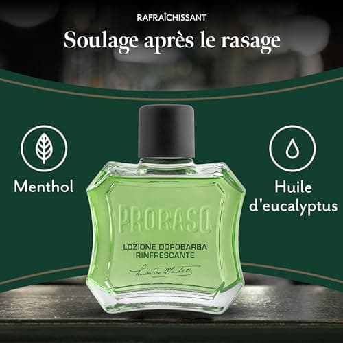 Proraso | Refreshing Aftershave Lotion (100 ml Bottle) – Men's Face Care with Eucalyptus Oil and Menthol – Helps Restore Skin Comfort - Image 5