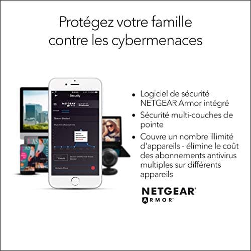 Netgear WiFi 6 4 Stream Router (RAX10) – AX1800 WiFi Speed (Up to 1.8Gbps) | Dual-Band | Coverage up to 140 m² - Image 7