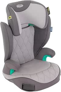 Graco Affix i-Size R 129, Lightweight High Back Car Seat Riser, Height 100-150cm (Approx 3 Years 1/2-12 Years)