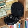 Ginsco Carry Case for Sony MDR-XFB950BT MDRZX310 MDRZX330 COWIN E7 Bose QC25 Grado SR80 Headphones Black Fabric One Size - Image 3