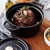 Staub 1102425 Round Casserole Dish 24 cm Black - Image 5