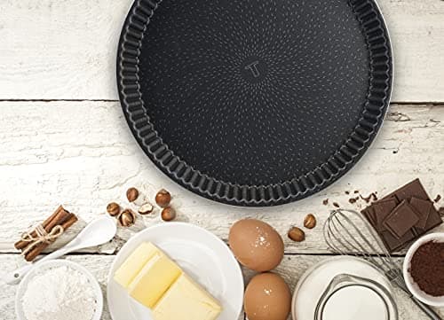 Tefal Success J1608402 Cake Tin 30 cm, Safe Non-Stick Coating, 100% Recycled Aluminium, Made in France, Chocolate - Image 5