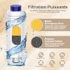 Water Filters for Delonghi Magnifica S Coffee Machine, Delonghi Dinamica Filter and ECAM/ETAM/ESAM/BCO Series, DLSC002 Filter Cartridge, Water Softening Filter (2 Pieces) - Image 4