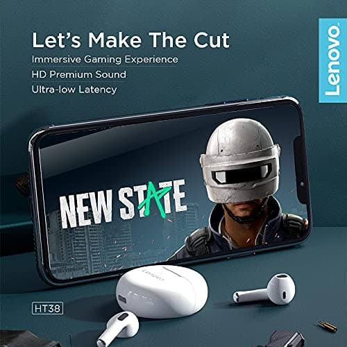 Lenovo LivePods HT38 TWS Wireless Bluetooth Earbuds, Mini Headset, Touch Control 9D Stereo, with Microphone, 30h Battery Life - Image 7