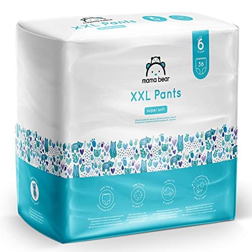Amazon Brand - Mama Bear Nappy Pants XXL, Size 6 (18-30 kg), 72 Count (2 Pack of 36) - Image 6