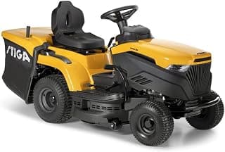STIGA Estate 384 Tondeuse autoportée 432 cm3 avec Transmission hydrostatique, Plateau de 84cm, bac de ramassage 240L, kit Mulching Inclus