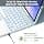 IVEOPPE Keyboard Case for Samsung Galaxy Tab S10 FE+ Plus 13.1 Inch 2025, Backlit 7 Colours French Azerty Bluetooth Detachable Keyboard Case with Touchpad Bluetooth Keyboard, Sky Blue - Image 6