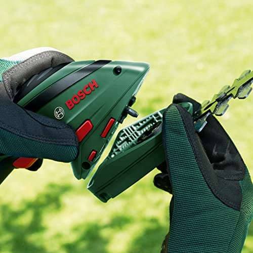 Bosch Isio Battery Grass Trimmer Set (3.6V, Blade Length 12cm, Blade Spacing 8mm, with XL Gardening Gloves Included) - Amazon Edition - Image 5