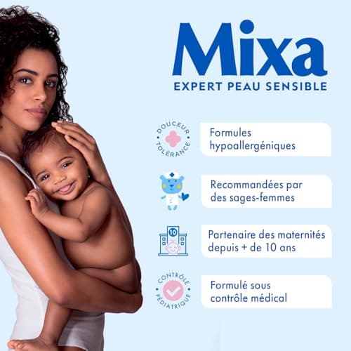 Mixa Baby Wipes Au Lait De Toilette, Pack of 18 x 48 Wipes - Image 7