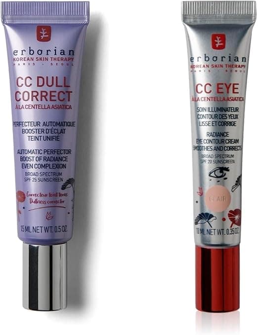 Erborian - CC Eye Cream with Centella Asiatica - Illuminating and Tinted Concealer Eye Contour SPF 20 - Image 1