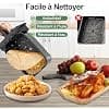 KitchenBoss Air Fryer Baking Paper: 120 Pieces Rectangular Baking Paper for Air Fryer, 22 x 14 cm Reusable Baking Paper Airfryer Accessories for Ninja AF300EU AF400EU - Image 6