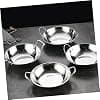 Marmite Cuisine 10 Pouces en Acier Inoxydable, Casserole à Fond Plat Double Poignée, Chauffage Rapide et Résistant la Chaleur, Ustensile Ménager pour Fondues, Usage Domestique - Image 6