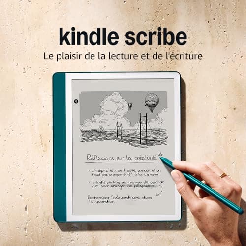 New Amazon Kindle Scribe (64 GB) – Redesigned display with uniform borders. Now write directly on books and documents. Includes Premium Pen – Jade Metallic - Image 3