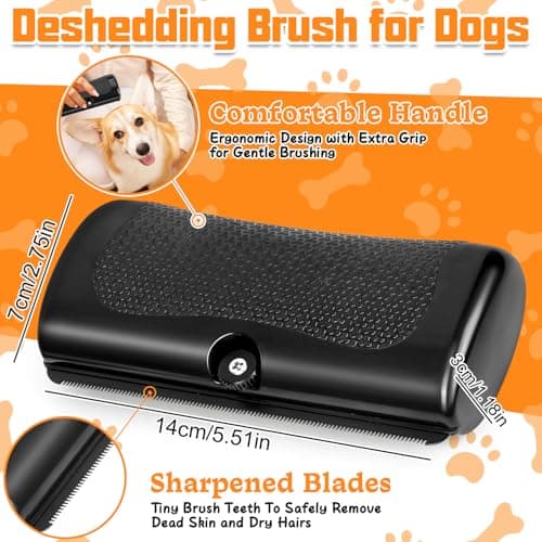 Hair Removal Brush for Dogs, Dog Toilet, Hair Removal Comb for Cats, Furminator for Long and Short Hair, Horses, Cats, Rabbits of All Types - Image 4