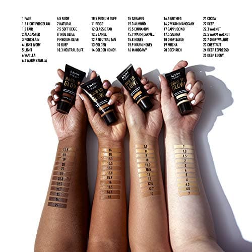 NYX PROFESSIONAL MAKEUP Born To Glow Naturally Radiant Foundation - Walnut - Image 6