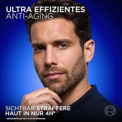 L'Oréal Men Expert Sérum visage anti-rides pour hommes, soin hydratant anti-âge pour peaux fatiguées et mates, sérum homme hautement dosé à l'acide hyaluronique, Power Age, 1 x 30 ml - Image 8
