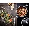 Tefal Emotion E3014604 Stewing Pot 24 cm, 5 L, Stainless Steel, 10 Year Warranty, Thick Base for Even Heat Distribution, Elegant Design, Sturdy Handles, Glass Lid, Induction - Image 7