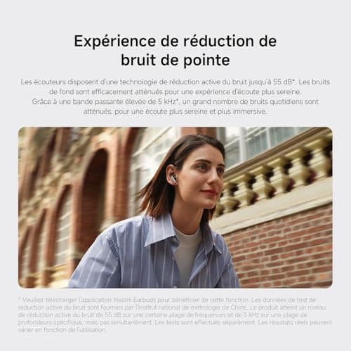 XIAOMI Redmi Buds 5 Pro, Noise Cancelling Headphones, Up to 38 Hours of Battery Life, Immersive Space Sound, New Design, Black - Image 7
