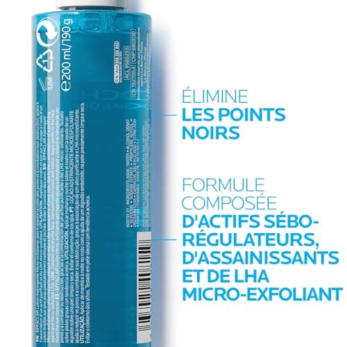 La Roche-Posay - Effaclar - Astringent Micro-Exfoliating Face Lotion - Enriched with Salicylic Acid and LHA - Tightens pores - Oily skin, sensitive to acne prone - Hypoallergenic - Image 6
