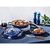 Le Creuset Signature Enameled Cast Iron Shallow Casserole Dish with Lid, 30 cm, 3.2 Liters, Azure, 21180302202430 - Image 8