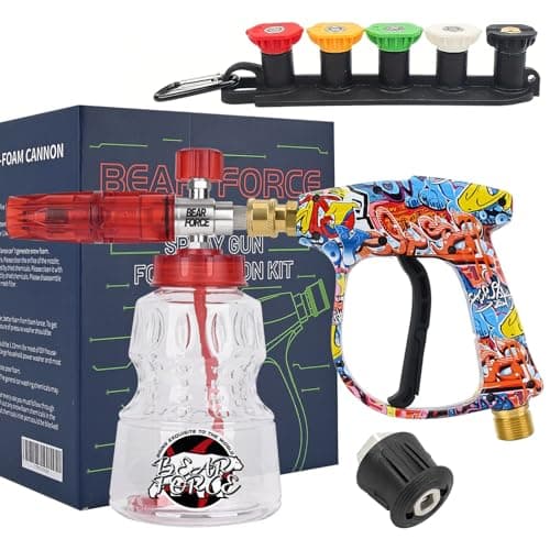 BEAR FORCE M22 ID14MM Spray Gun & 1/4" Quick Connector Snow Foam Lance For Karcher K1-K7 Pressure Washer - Image 2