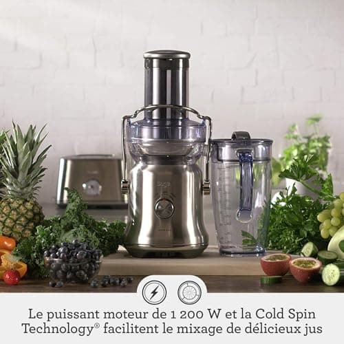 Sage - The Nutri Juicer Cold Plus - Juicer - Juicer - Juicer - Smoothies - Brushed Stainless Steel - Image 4