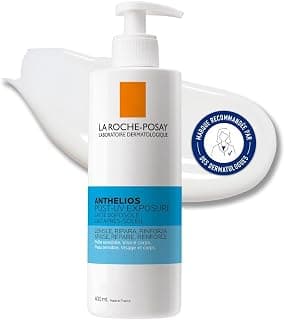 La Roche-Posay, Anthelios, Lait Après-Soleil, Idéal Peaux Sensibles Exposées au Soleil, Soin Triple Action : Apaise, Répare et Renforce, Texture Lactée pour Visage et Corps, 400 ml
