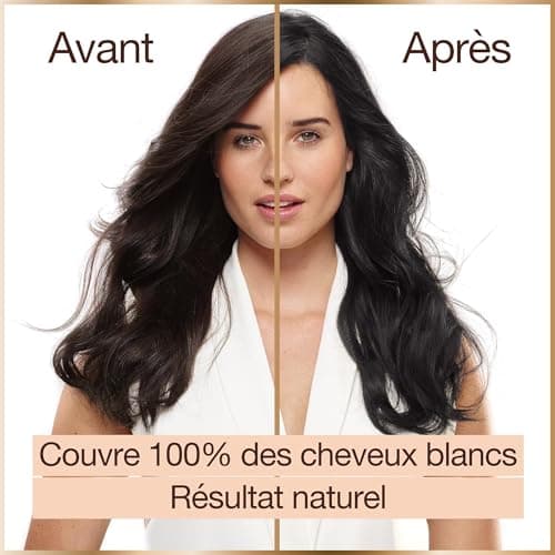 Garnier - Coloration Permanente - Sans Ammoniaque - 90% d'Ingrédients d'Origine Naturelle et Formule Vegan - Beurre de Karité - 100% Couverture Cheveux Blancs - Brun Truffé (2.0) - Good - Image 5