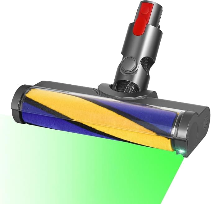 LED Vacuum Cleaner Brush Compatible with Dyson V7 V8 V10 V11 V15, Ideal for Working on Parquet Floors - Image 1