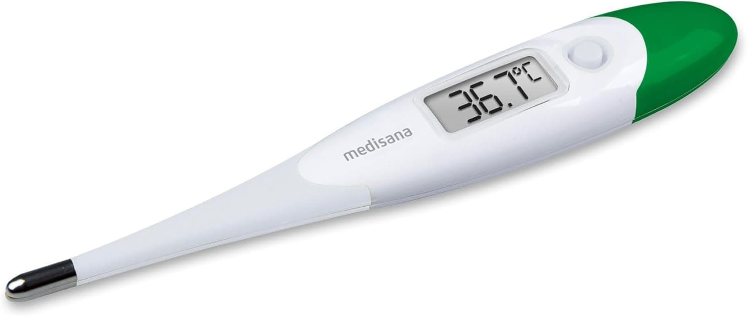 Medisana medisana TM 700 Digital Medical Thermometer, Fever Alarm Thermometer, Water Resistant, Fast & Accurate Thermometer with Practical Memory Function for Babies, Children and Adults