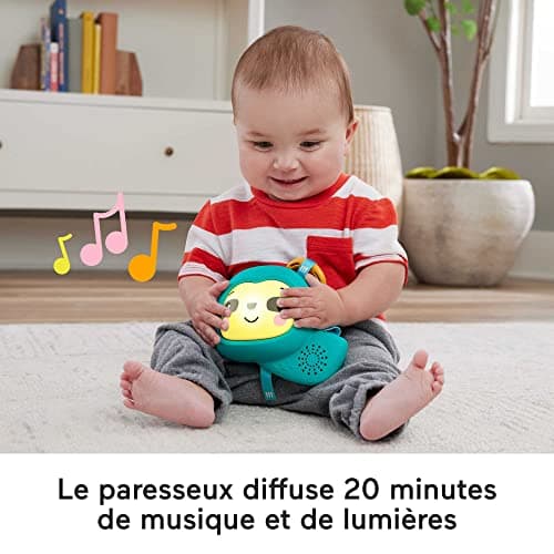 Fisher-Price Jungle 3 in 1 Tummy Play Mat with 6 Sensory Toys Luminous Sound and Adjustable Ark, Awakening Toy, From 6 Months, HJW08 - Image 5