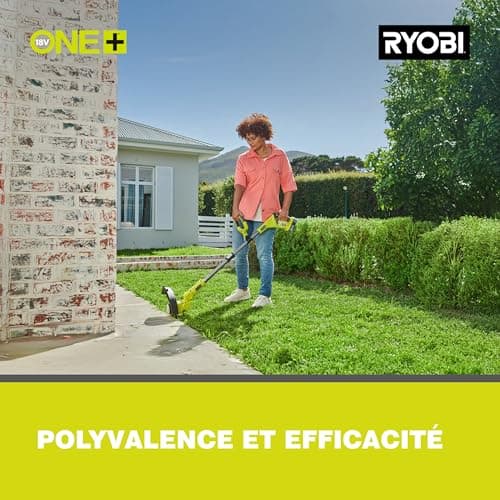 Ryobi- Coupe-bordures/Dresse-bordures 18V ONE+ - 25/30 cm (1 x 2 Ah) - RLT183220S - Image 5