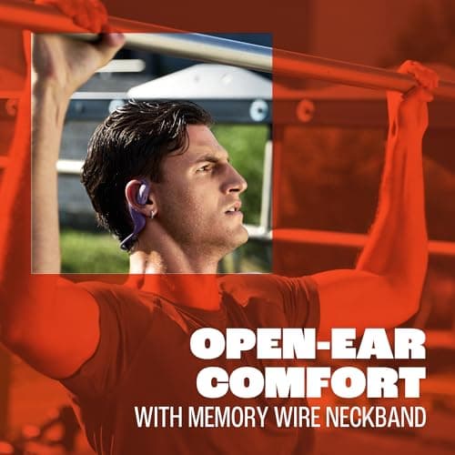 Écouteurs Open-Ear sport JBL Endurance Pace avec bluetooth, 10 Heures de batterie, serre-tête léger en titane à mémoire de forme, étanche à l’eau à la poussière IP68, technologie JBL OpenSound, blanc. - Image 3