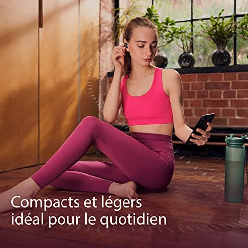Sony WF-LS900 Wireless Bluetooth Earbuds Noise Cancelling Headphones - Multipoint Bluetooth Connection - Ultra Compact and Lightweight - Up to 20 Hours of Battery Life with Charging Box - Black - Image 4