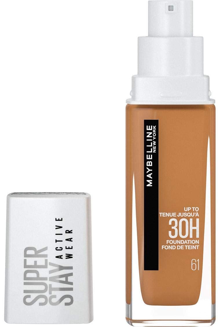 Maybelline New York Long-Lasting Liquid Foundation No Transfer High Coverage Superstay Active Wear 30h Shade Sun Bronze (61) Capacity: 30 ml - Image 9